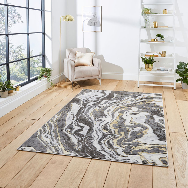 Apollo area rug Machine Woven Rectangle Grey