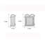 Enclos d'exercice en plastique H 31,49 po