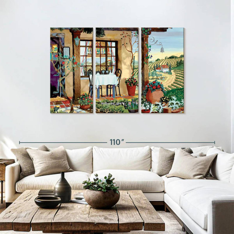 Alvord «A Taste Of Wine Country», H 48 po x l 74 po