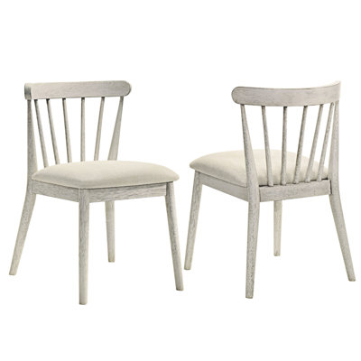 Ensemble de 2 chaises en bois massif