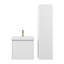 Meuble-lavabo flottant avec lavabo et armoire latérale 20 po Loften-87851276