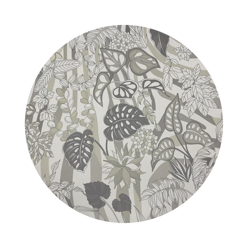 Sabi Jungle Pebble 16" Vinyl Placemat, Neutral