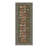 Mirage Geometric Machine Washable Green Indoor Area Rug with Non-Slip Backing-128992373