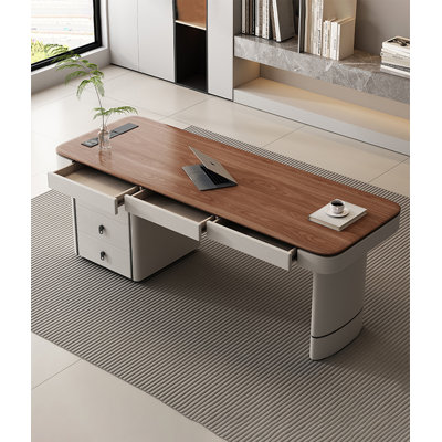 Bureau italien en bois massif italien minimaliste