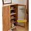 Armoire pour chaussures en bois d'hévéa