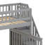 Lit superposé avec escalier et lit gigogne-299809977-299809978
