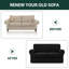 Textured Grid Soft Stretch Separate Box Cushion Sofa Slipcover-195959877-195071923