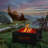 Black Stainless Steel Wood Burning Fire Pit