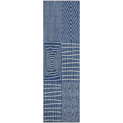 Premium Machine Washable Lyndhurst AMF990 Geometric Rug