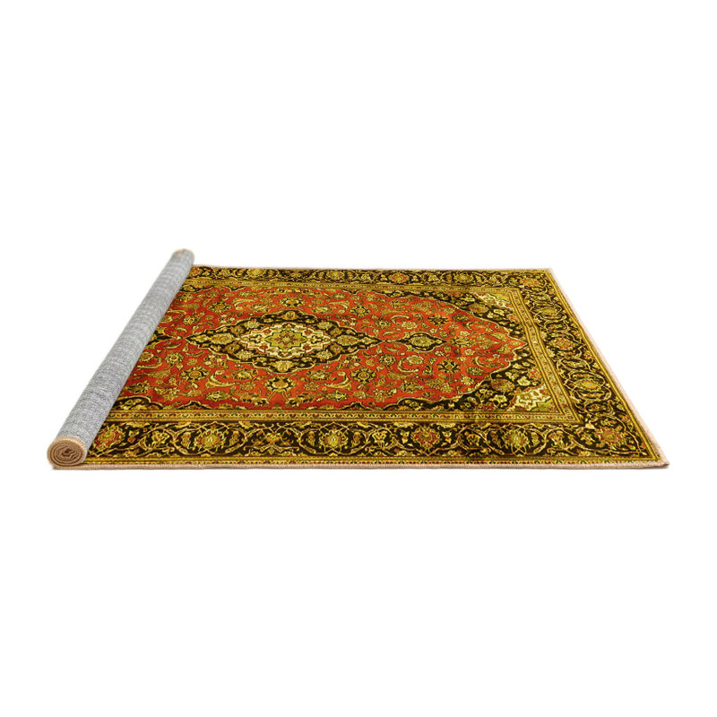 Washable Oriental Indoor Rug, Square 3'