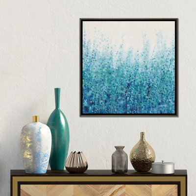 Misty Blues I - Wall Art Print - Framed Canvas
