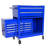 Rolling 8 Blue Chest - Lockable & Spacious Interior Mobile Workbench Solid Work Surface-2129684236