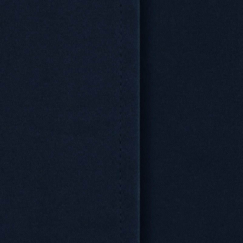 Nuhamin Blackout Curtain Pair, 137cm wide x 183cm high, Dark blue