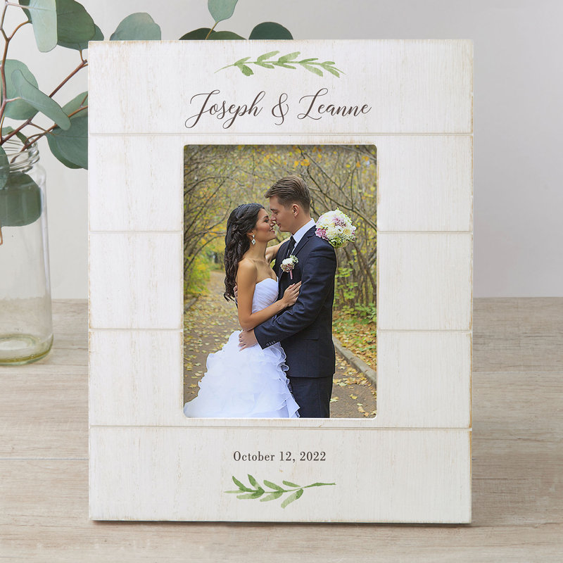 Laurels Of Love Wood Matte Picture Frame, 5" x 7"