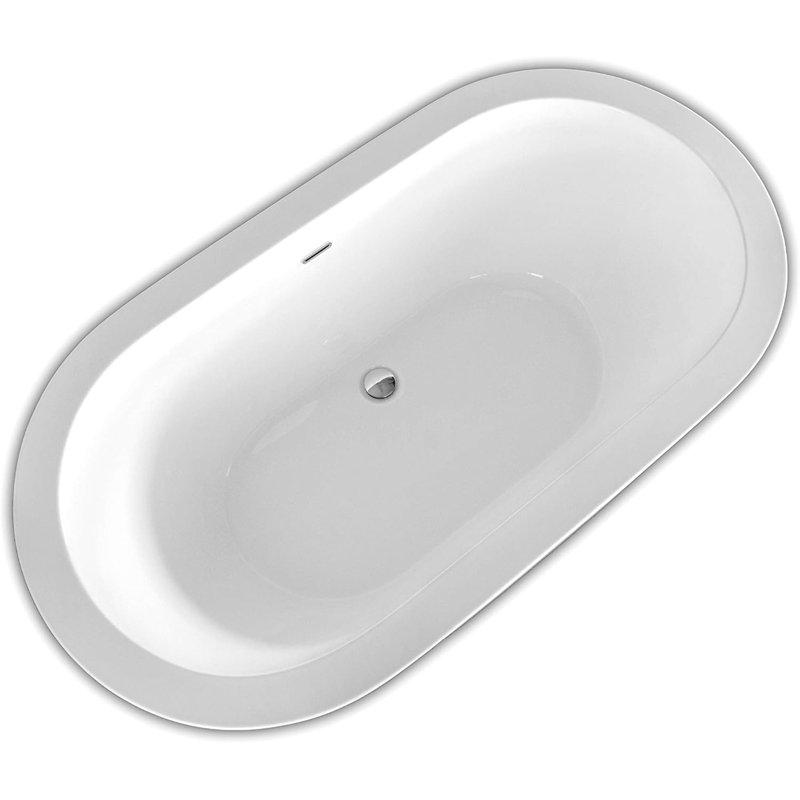 Vitality 59'' x 31.5'' Soaking Acrylic Bathtub