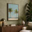 Palms and Bench Coastal - Wrapped Canvas-1155498329-1155498321