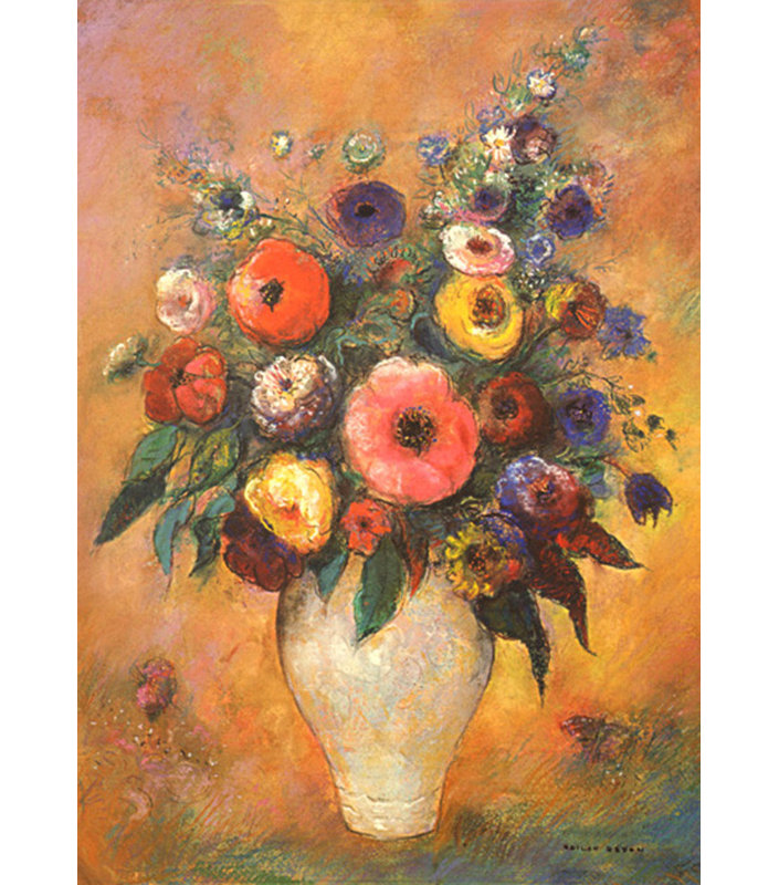 Vase de fleurs, 1912, H 40 po x l 28 po
