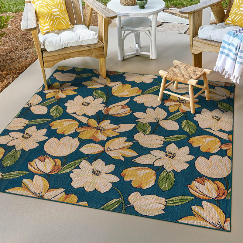 Camalu Higgin Indoor/Outdoor Area Rug, Carré 7 pi 10 po