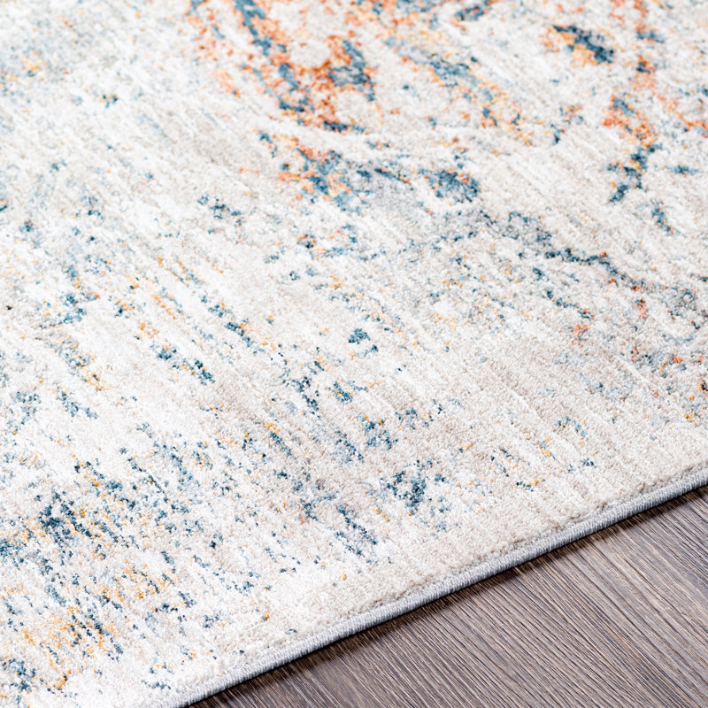Abstract Indoor Rug, Rectangle 2'7" x 4'
