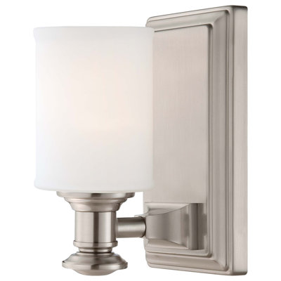 Everlee Single Frosted Bath Sconce
