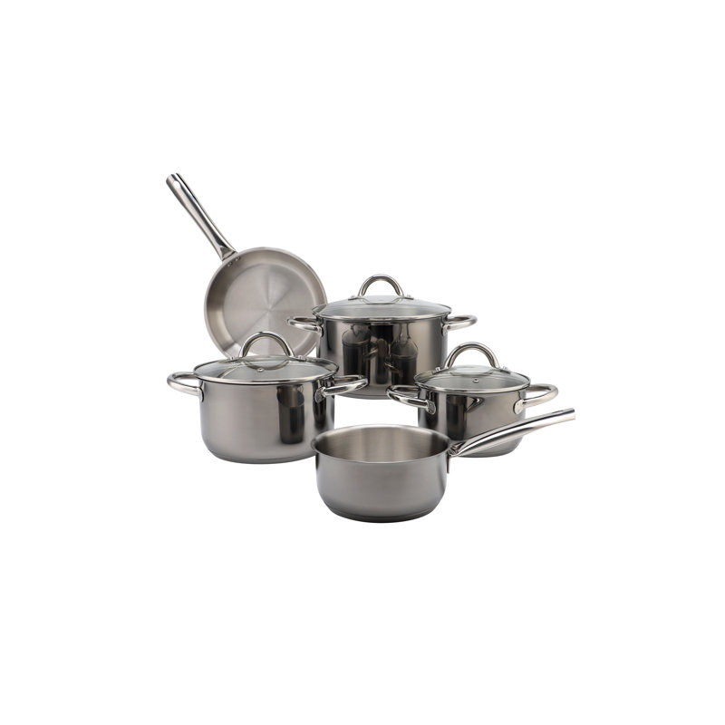 Echtwerk Pot Set with Lid, Black