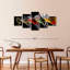 Ensemble de 5 cocktails Martini Fusion sur toile-595571592