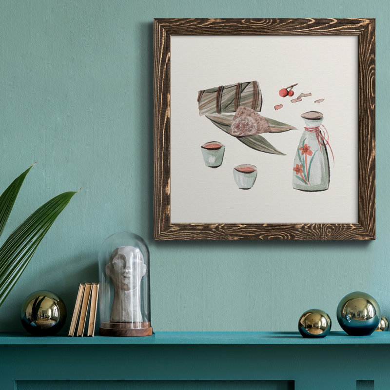 Toile encadrée The Way Home V-Premium - prête à être accrochée, Noyer, H 35,5 po x l 35,5 po x P 1,5 po