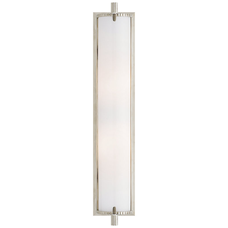 Thomas O'Brien Calliope Tall Bath Light, Polished Nickel