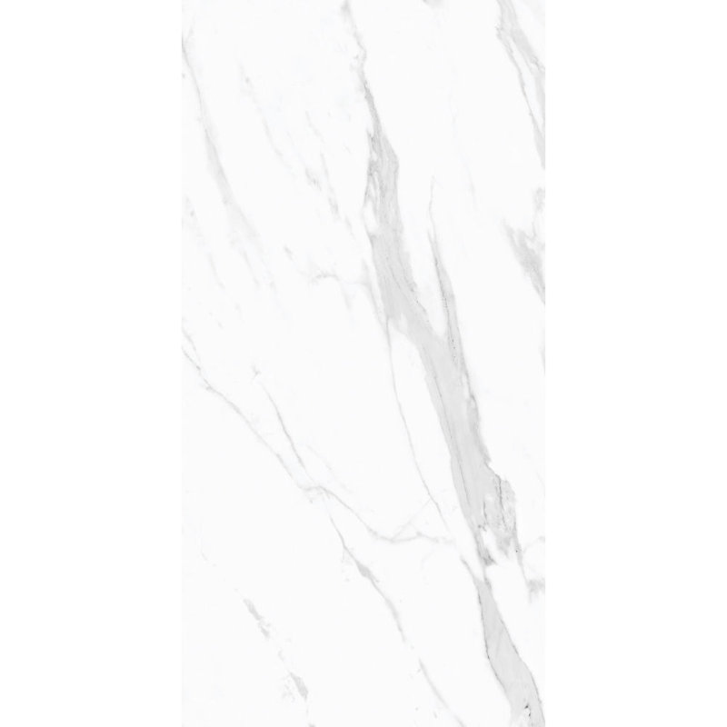 Carreau de marbre 28 po x 48 po aspect marbre Carrara Statuario