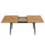 Ensemble de table et de chaises Table rectangulaire extensible de 59 à 75 pouces - une œuvre d'art de la transformation de l'espace.-1885228610
