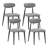 Estefanita Fabric Upholstered Metal Dining Chair-1172259040-1148979303