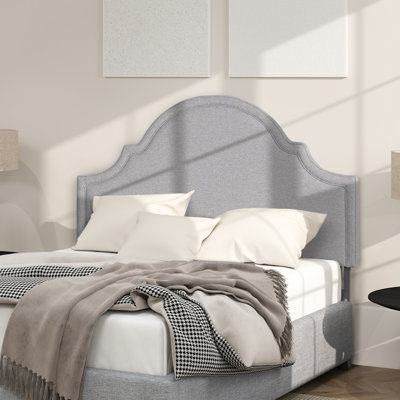 Crantor Upholstered Panel Headboard by Viv + Rae