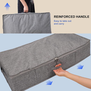Rebrilliant Under Bed Storage 3 Pack - Foldable, Sturdy, And Ultra ...