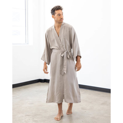 Bornier Silk Boy / Man+ Mid-Calf Bathrobe