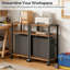 Support d'ordinateur à 3 niveaux avec station de charge, support mobile réglable pour tour d'ordinateur et imprimante, structure en métal robuste pour l'organisation du bureau à domicile