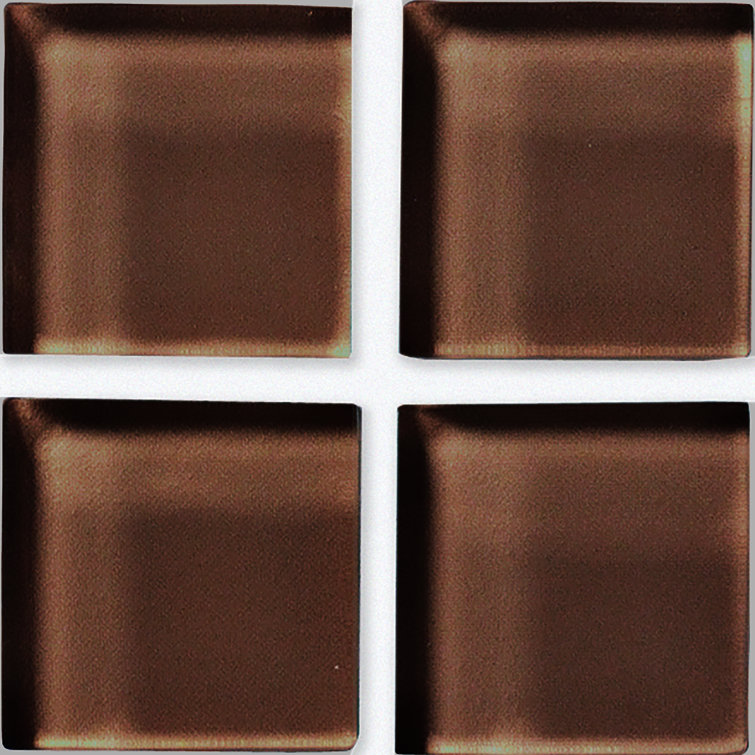 Torch Song 4'' W x 4'' L Glass Singular Tile