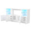 Meuble télé ultrabrillant avec lumières DEL-953972748-950957207