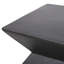 Table d'appoint d'extérieur en béton léger avec design géométrique, durable et portable pour les espaces de vie modernes
