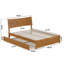 Harlowe Wood Platform Bed with Trundle-2058496871-2058496874