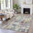 Machine Washable Indoor/Outdoor Xhevrie Linen Rug-112028134