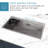 33" L X 22" W Single Bowl 16 Guage Stainless Steel Kitchen Sink-124572808
