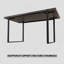 Table de salle à manger rectangulaire 1 pièce sans chaise-603052531