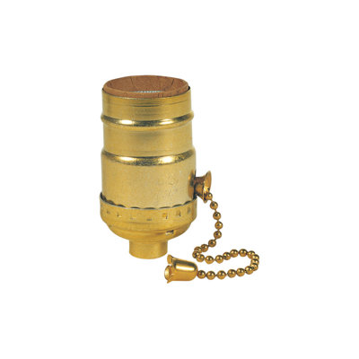 Pull Chain Socket Lamp Base/Clamp