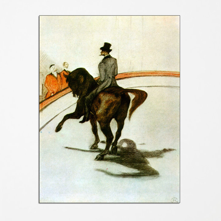 Henri De Toulouse-Lautrec - Wrapped Canvas Painting, 80cm H x 60cm W x 1.8cm D