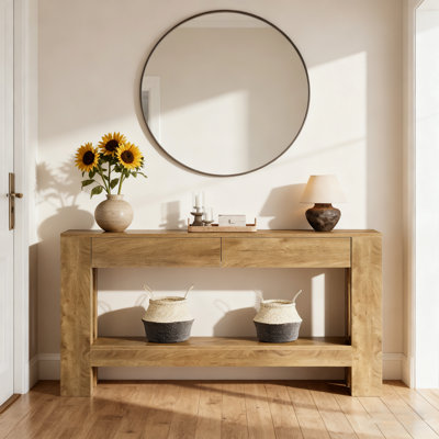 63-Inch Console Table With 2 Drawers For Living Room, Entrance, Hallway by Ophelia & Co.
