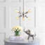 Luminaire grappe suspendu 6 lumières Bullins