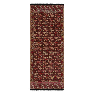 Rug & Kilim One-of-a-kind Runner 3'2' X 8'2'' Area Rug In Red;gold