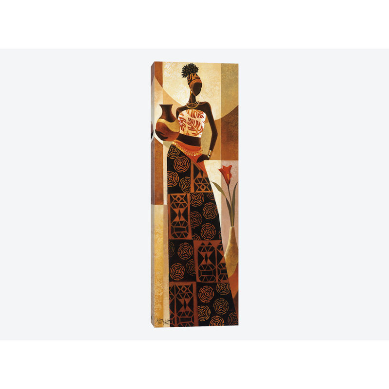 « naima », reproduction d’impression sur toile tendue, H 72 po x l 24 po x P 1,5 po, Toile tendue