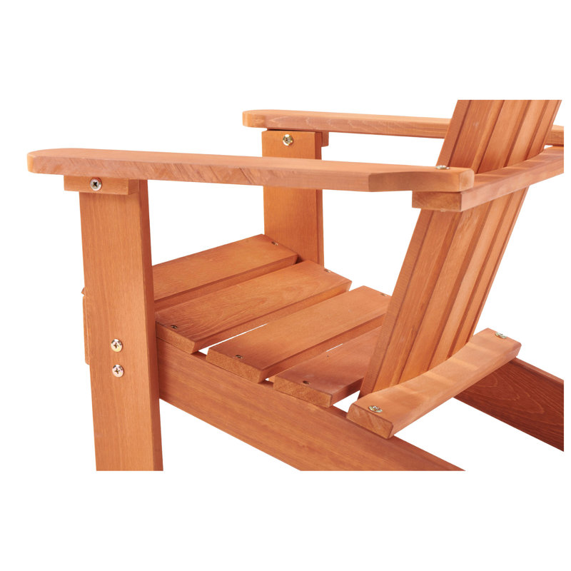 Chaise Adirondack pour enfant en bois de pruche de l 19 po x P 19,5 po x H 24 po Joywood