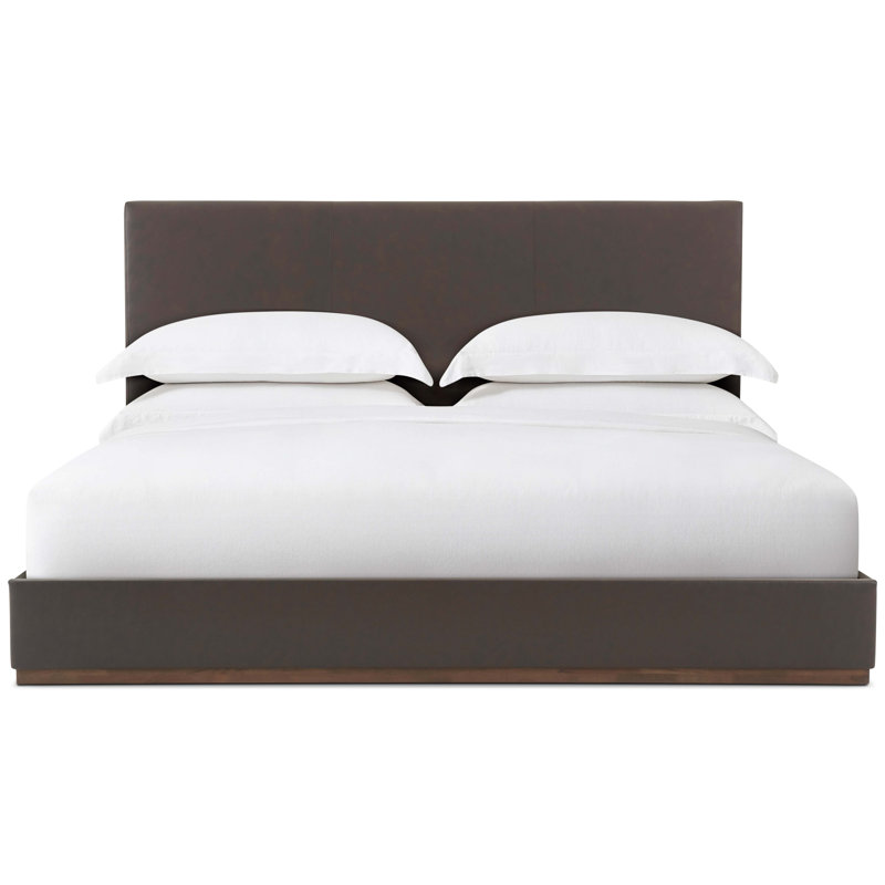 Madrid/WRC Leather Bed, Gray